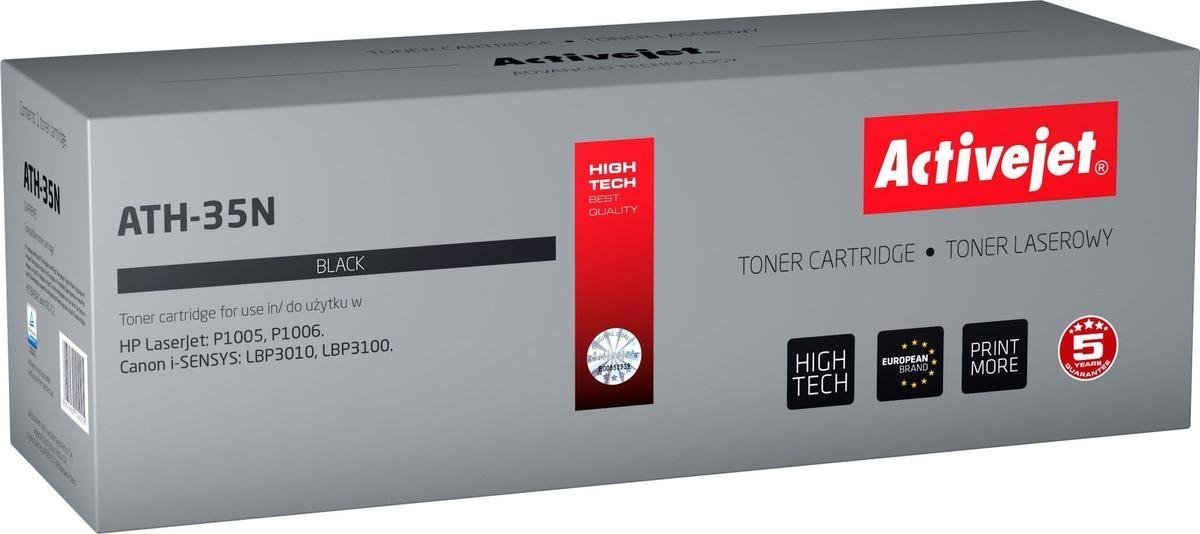 Toner Activejet Toner Activejet ATH-35N - zamiennik HP 35A CB435A Canon CRG-712 Supreme 1800 stron czarny -