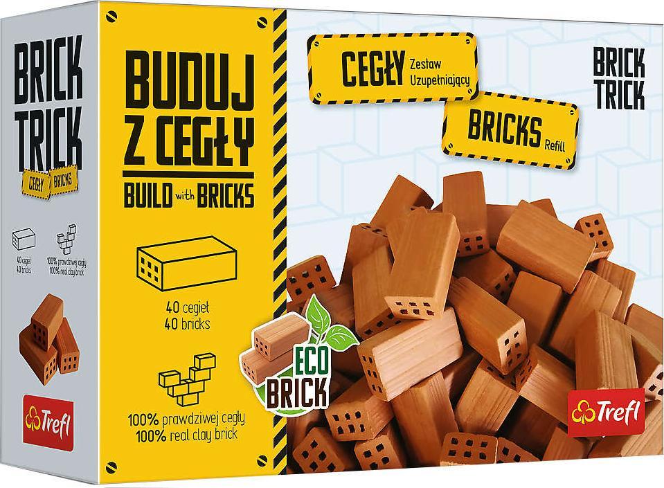 Trefl Trefl Buduj z cegły Zestaw uzupełniający 40 cegieł podłużnych