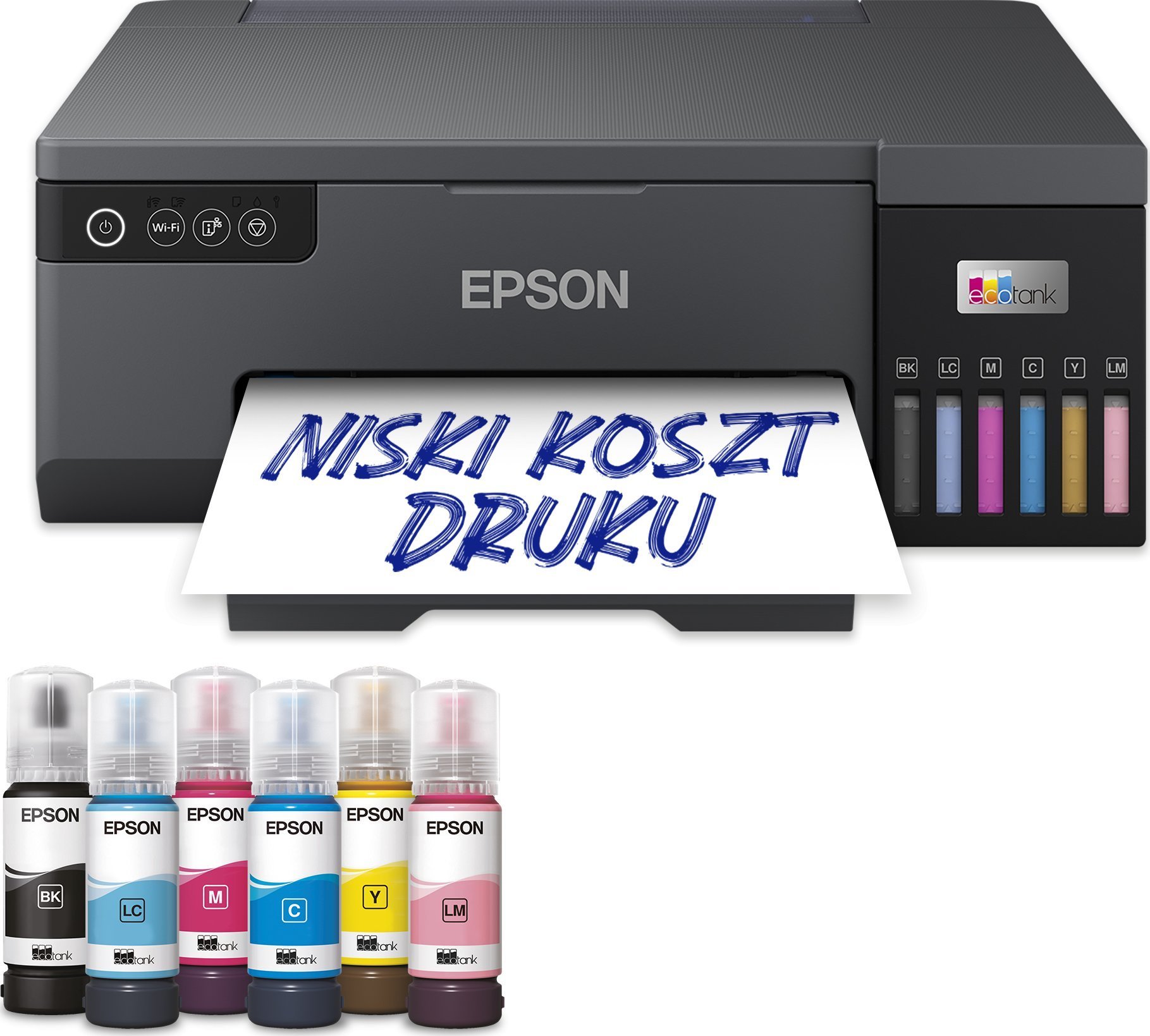 Drukarka fotograficzna Epson EcoTank* L8050 (C11CK37402)
