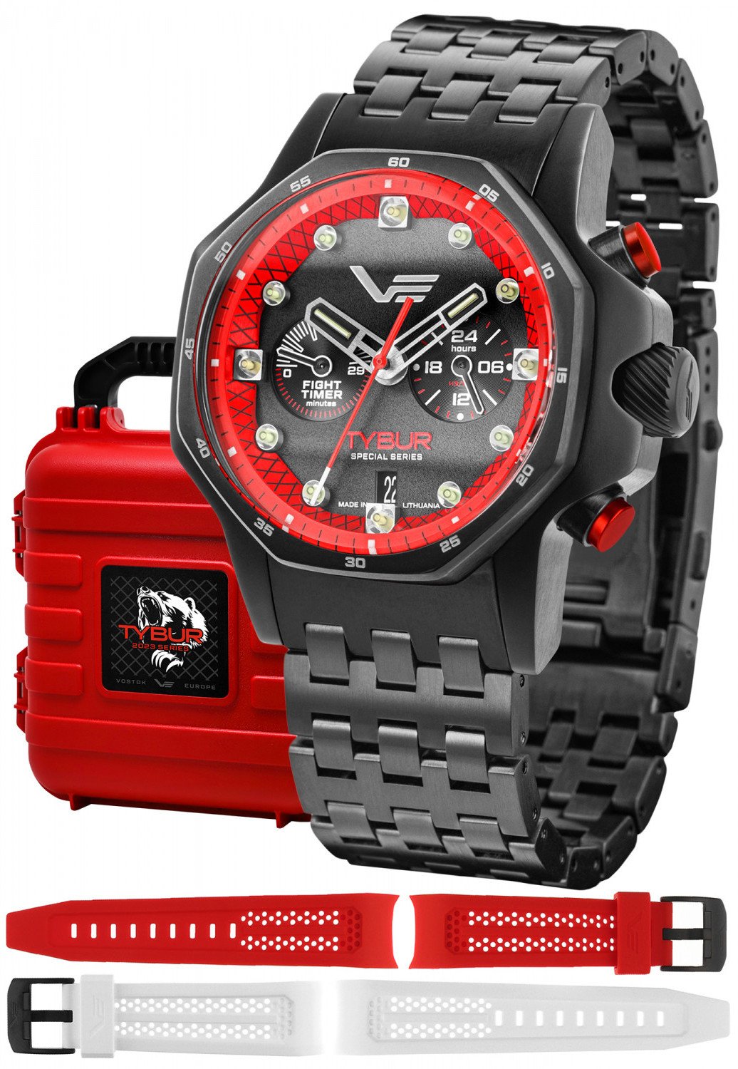 Zegarek męski Vostok Europe VK64-640C470B czarny