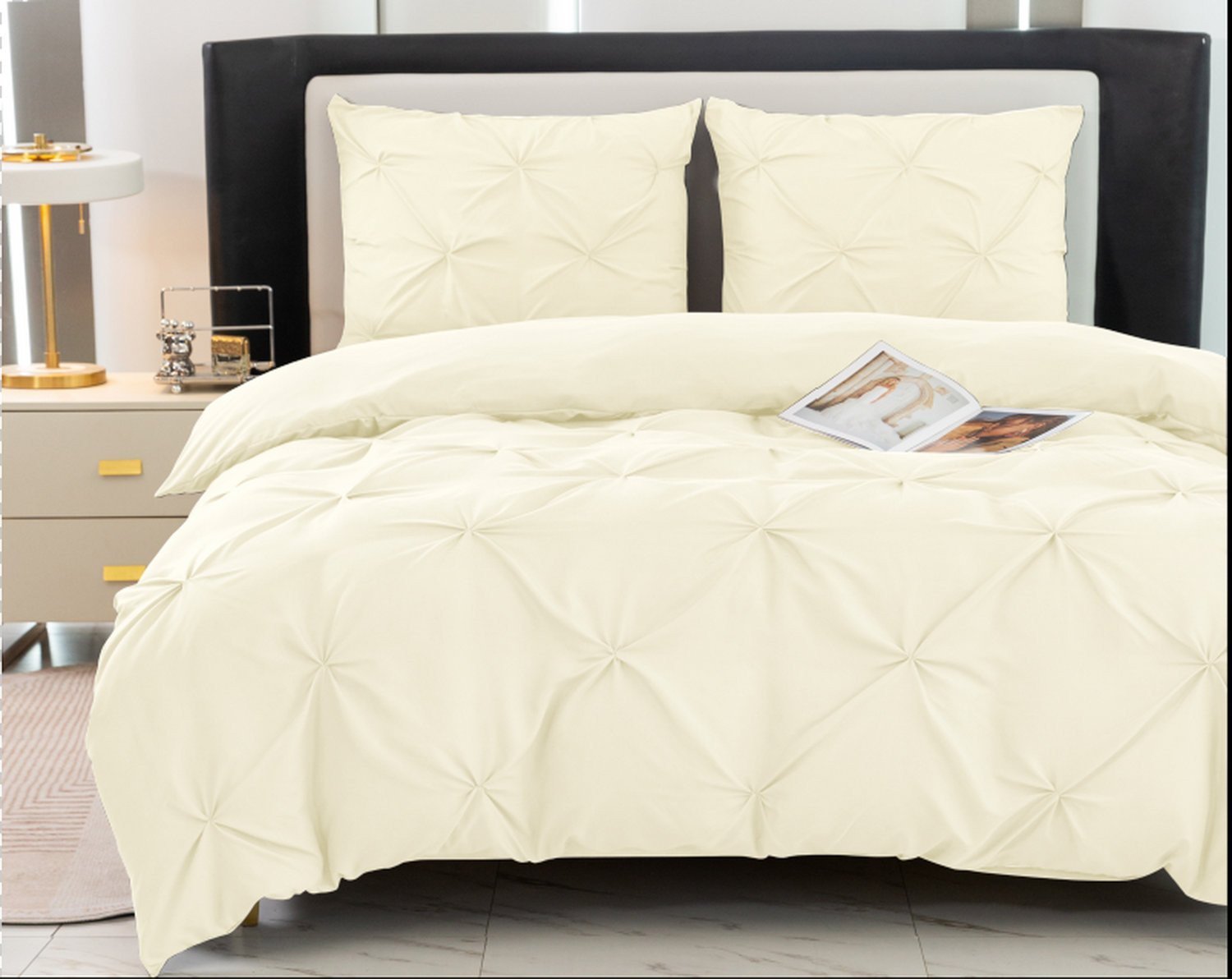 estilex Pościel Pikowana 160X200 Kremowa 2717