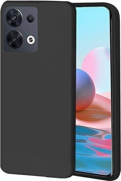 Beline Etui Candy Oppo Reno 8 czarny/black