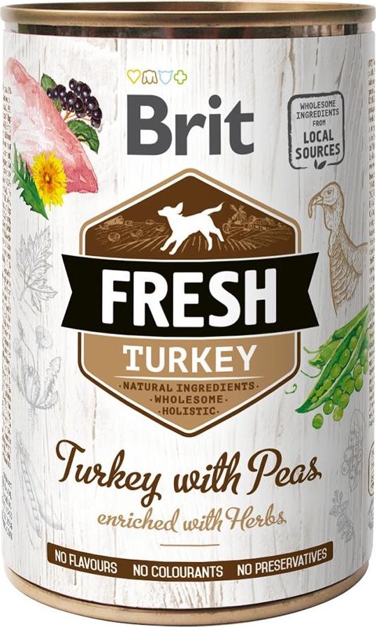 Brit BRIT Fresh Turkey with Peas 400g