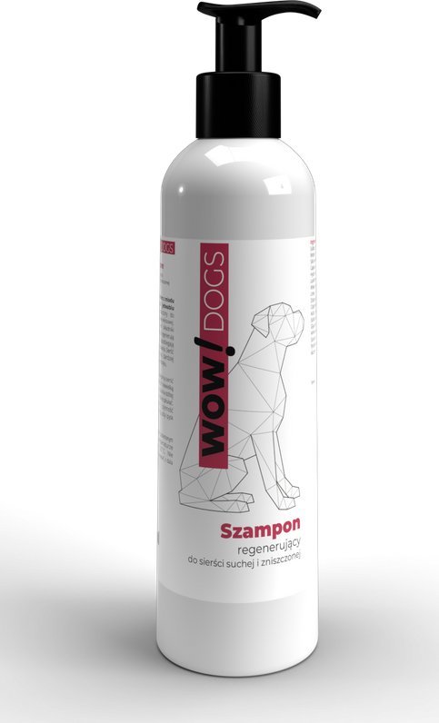 Over Zoo WOW! DOGS Szampon regenerujący do sierści suchej i zniszczonej 250 ml