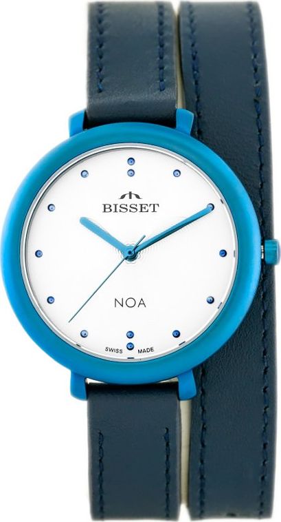 Zegarek Bisset BISSET BSAE82 (zb566b) - DŁUGI PASEK uniwersalny