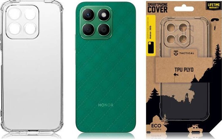 Tactical TPU Plyo Cover for Honor X8b Transparent standard