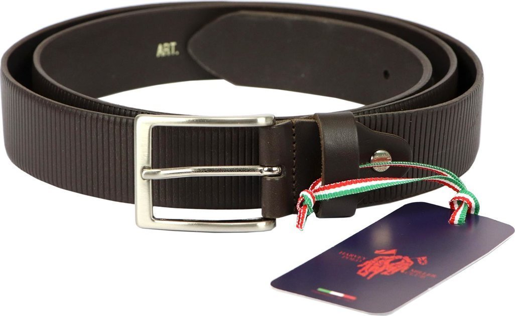 Harvey Miller męski pasek z prawdziwej skóry Harvey Miller 010/35 NoSize