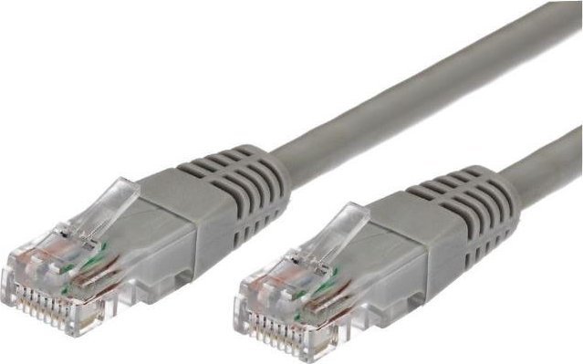 TB Print Kabel Patchcord kat.5e RJ45 UTP 2m. szary - paczka 10 sztuk