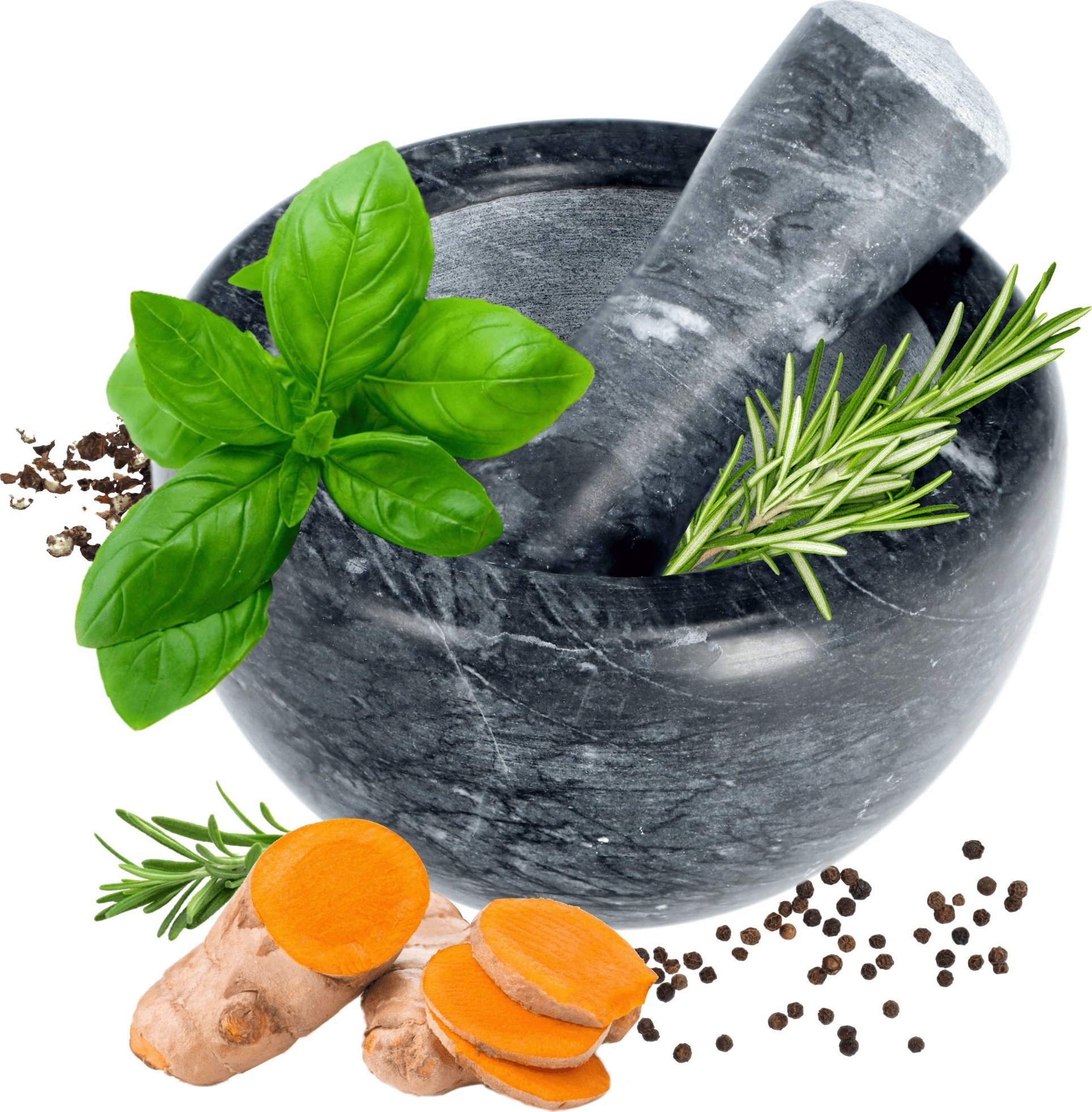 Kadax Moździerz Kamienny Kuchenny Do Przypraw Tłuczek