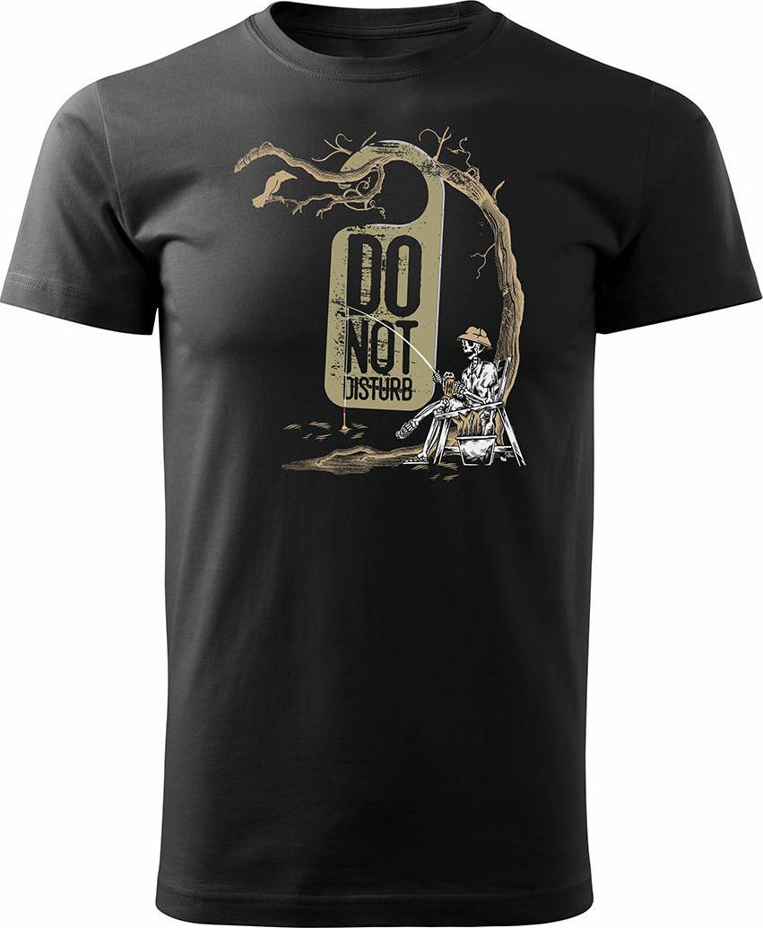 Topslang Koszulka na ryby dla wędkarza wędkarska fishing karp męska czarna REGULAR S