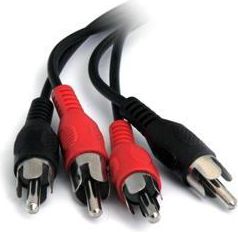 Kabel PremiumCord RCA (Cinch) x2 - RCA (Cinch) x2 2m czarny (kjackcmm2-2)