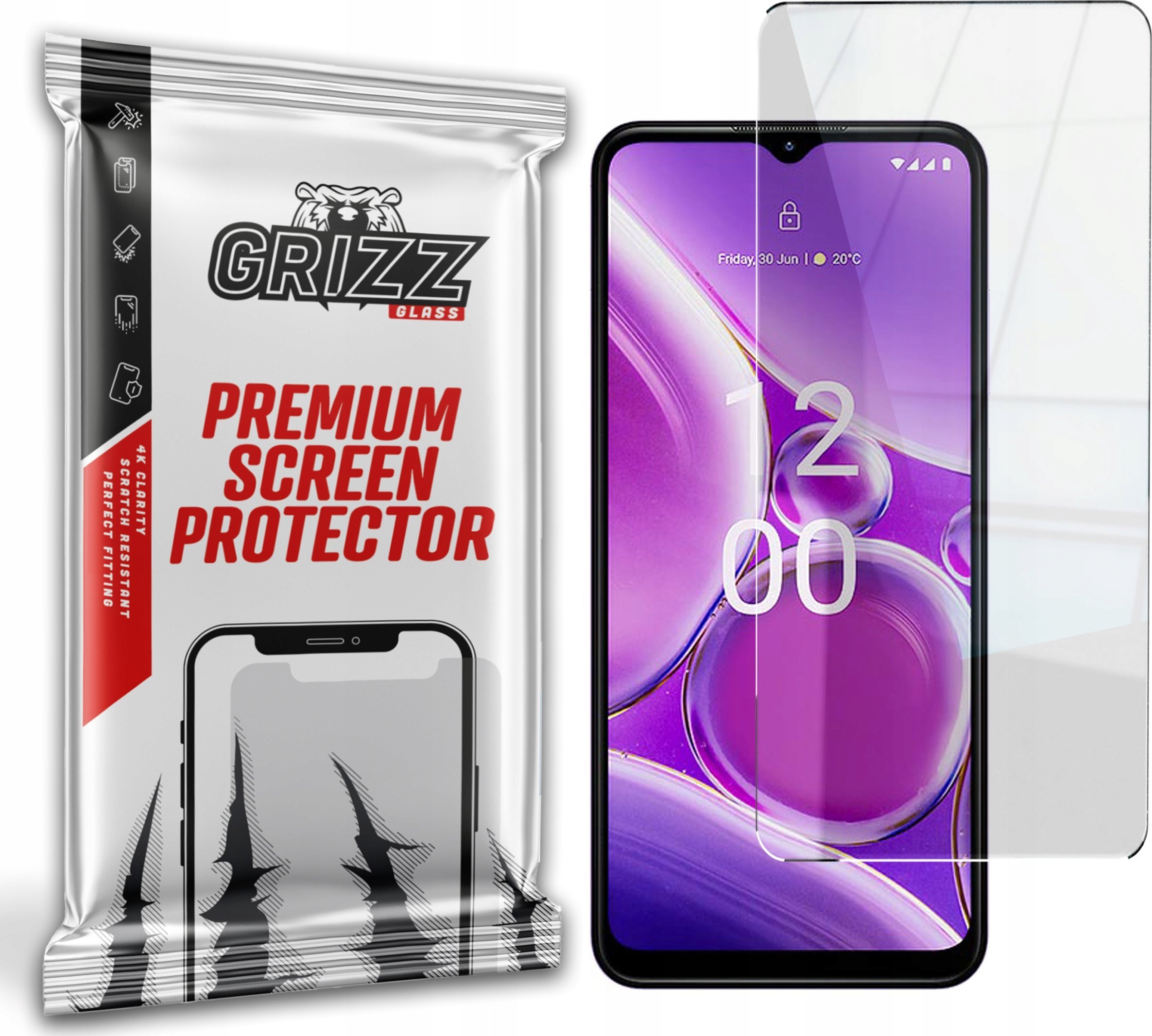 GrizzGlass Szkło hybrydowe GrizzGlass HybridGlass Nokia G42