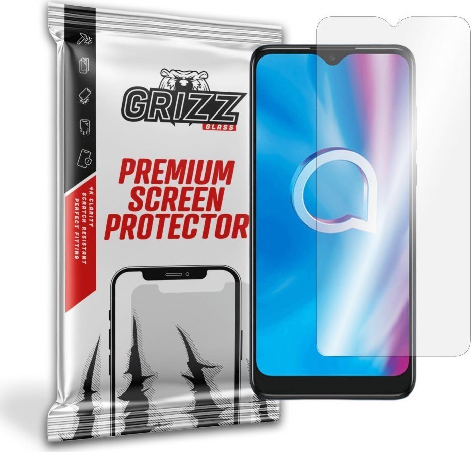 GrizzGlass Szkło hybrydowe Grizz Alcatel 1S 2020