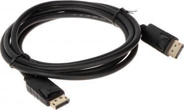 Kabel DisplayPort - DisplayPort 1.8m czarny (DP-W/DP-W-1.8M)