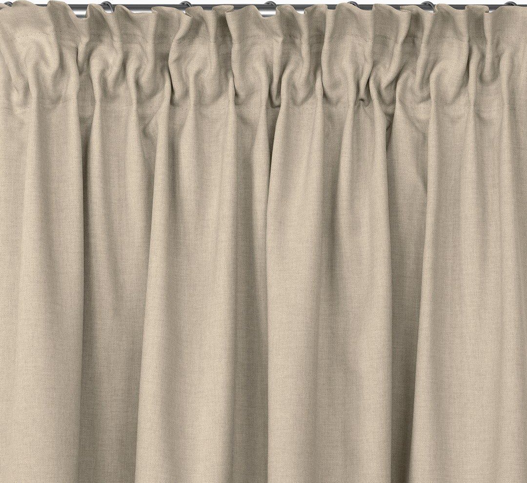 Homede Homede Zasłona CARMENA plecionka na taśmie smok 140x175 beżowa wzór 2