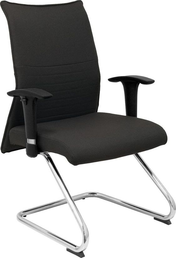 Piqueras y Crespo Krzesło Recepcyjne Albacete Confidente Patn Piqueras y Crespo BALI840 Czarny