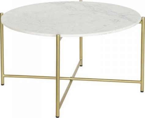 DKD Home Decor Stolik DKD Home Decor 81 x 81 x 44 cm Marmur Żelazo