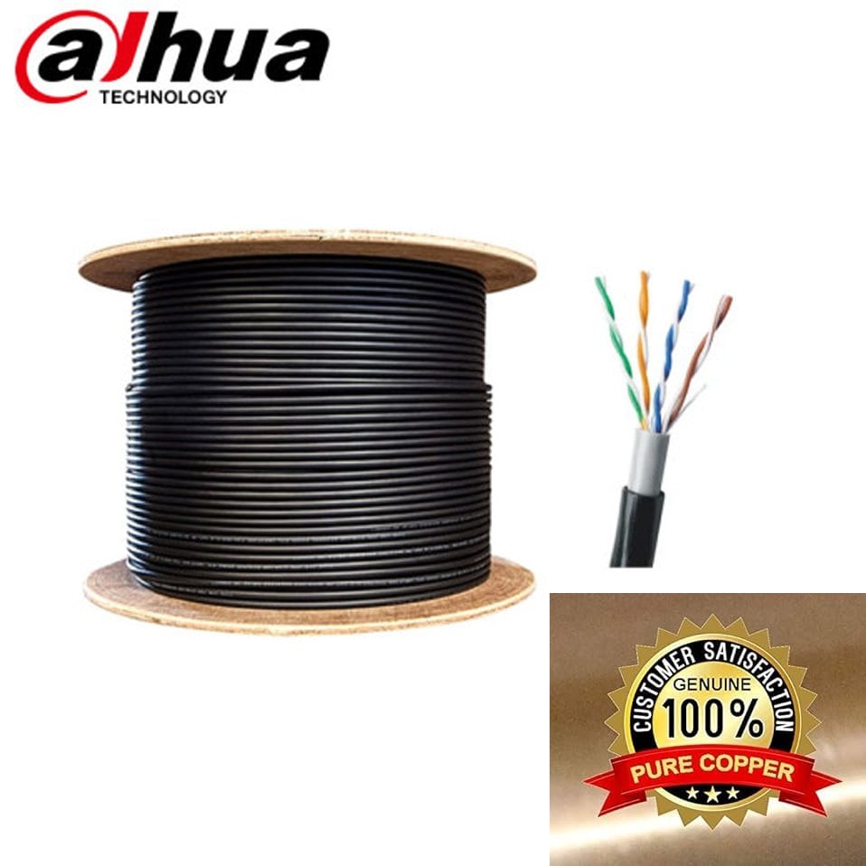 CABLE CAT6 UTP 305M BLACK/PFM920-6UN DAHUA