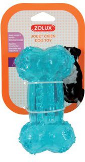 Zolux Zabawka TPR POP kość 14 cm turkusowy
