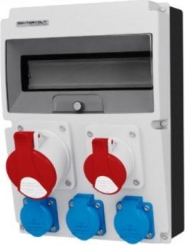 Doktorvolt Rozdzielnica budowlana JUN 1x32A 1x16A 3x230V DOKTORVOLT 6849