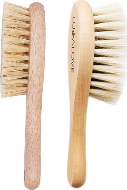 LullaLove Zestaw dwóch szczotek dla niemowląt