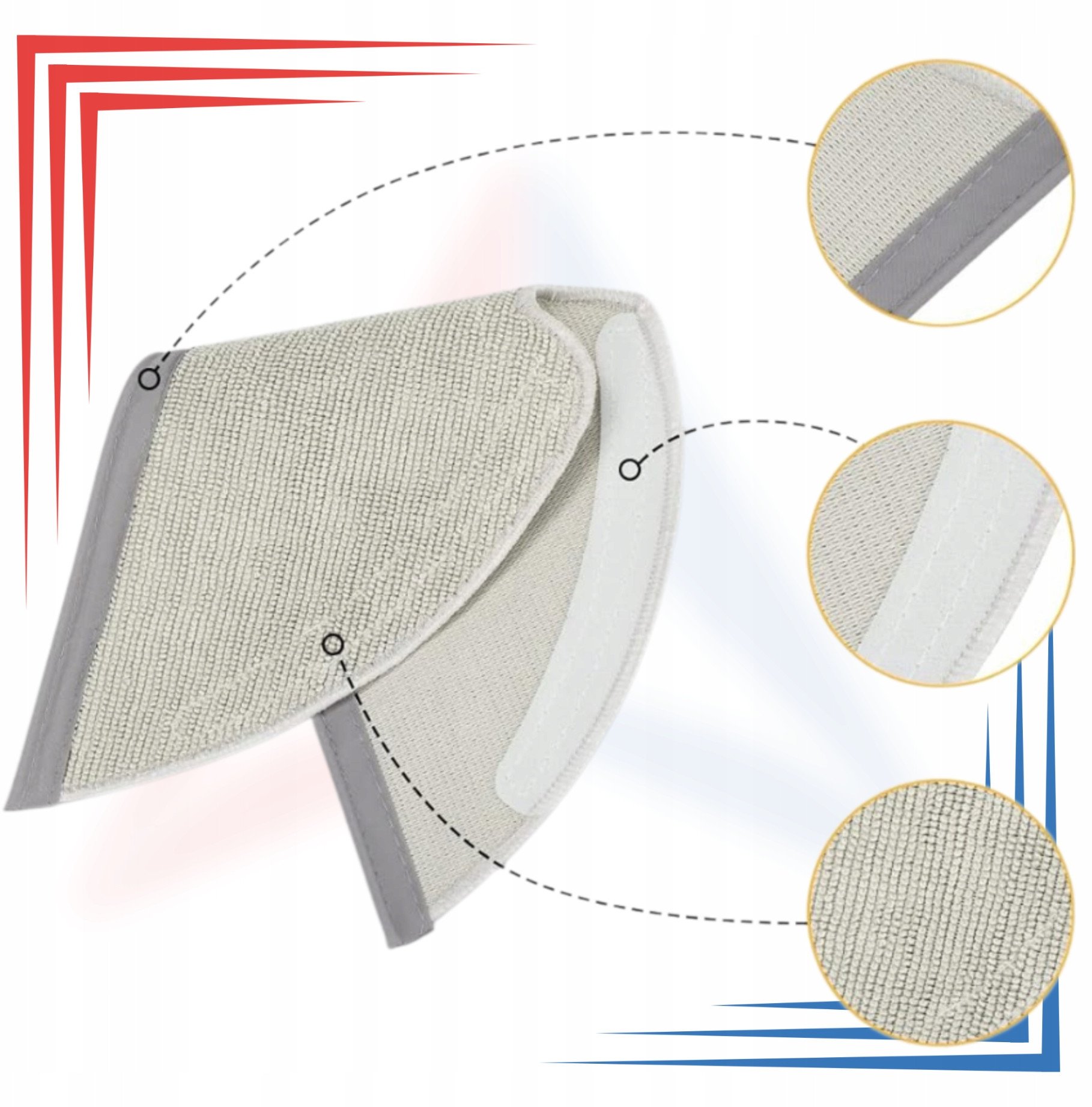 5 x Mop ściereczka do robota Roborock S50 S55 S51 max S6 s6 max Q7 JAKOŚĆ