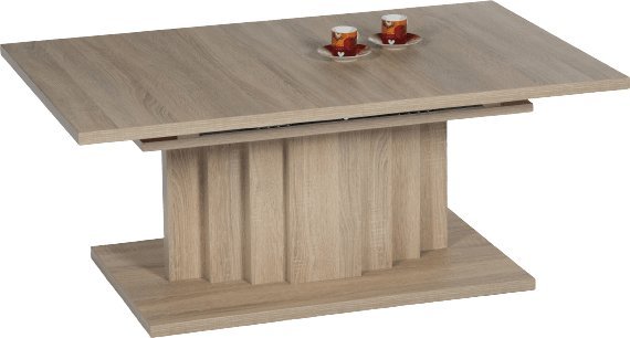 MCAkcent Stolik kawowy PRETORIA płyta laminowana dąb sonoma