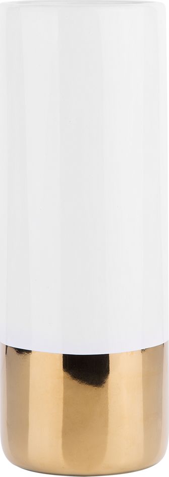 Beliani Wazon na kwiaty biały GELIDA