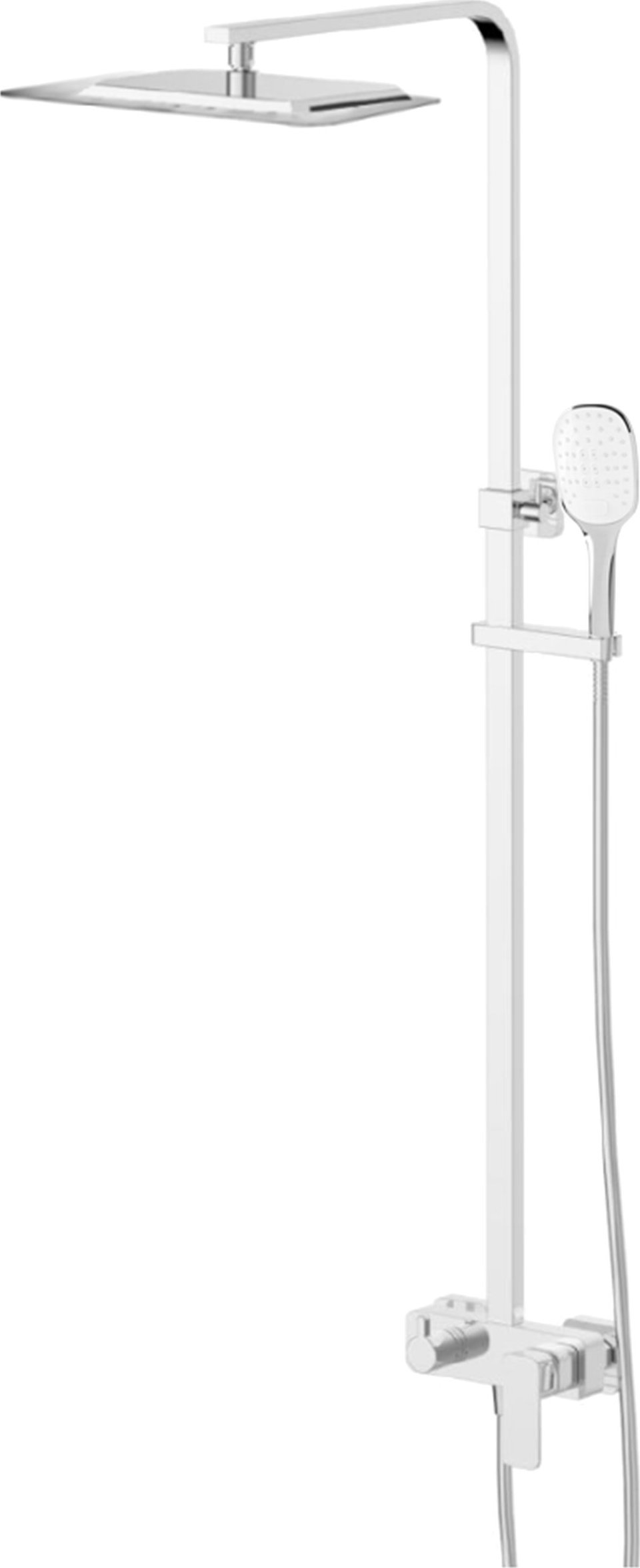 Zestaw prysznicowy Omnires PARMA SYSTEM PRYSZNICOWY NATYNKOWY CHROM