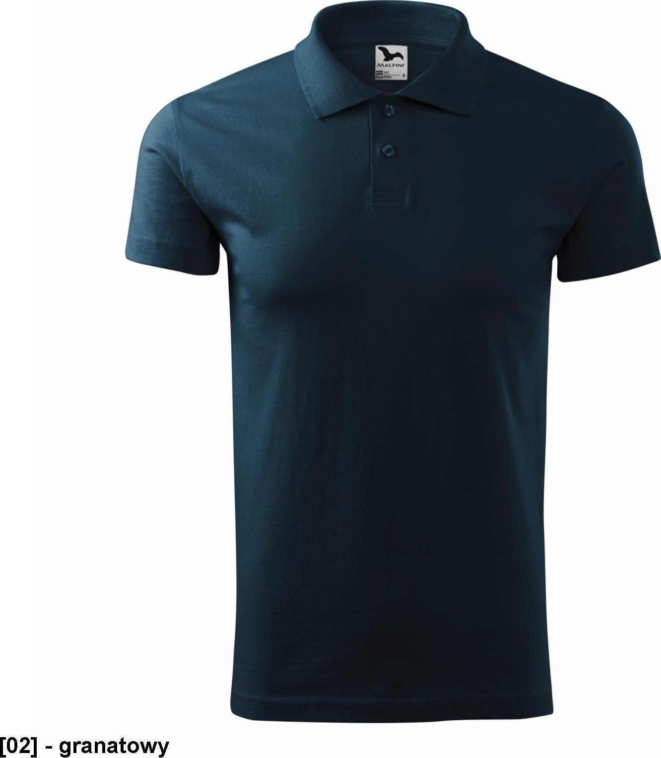 MALFINI Single J. 202 - ADLER - Koszulka polo męska, 180 g/m, - granatowy - rozmiar XL