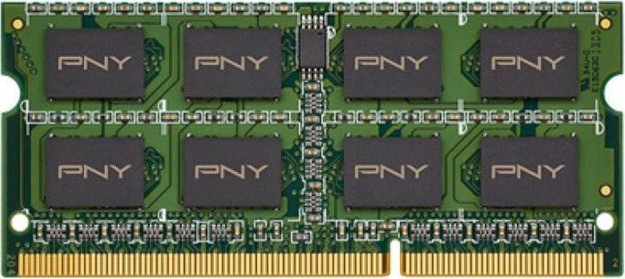 Pamięć do laptopa PNY SODIMM, DDR3, 8 GB, 1600 MHz, (SOD8GBN12800/3L-SB)