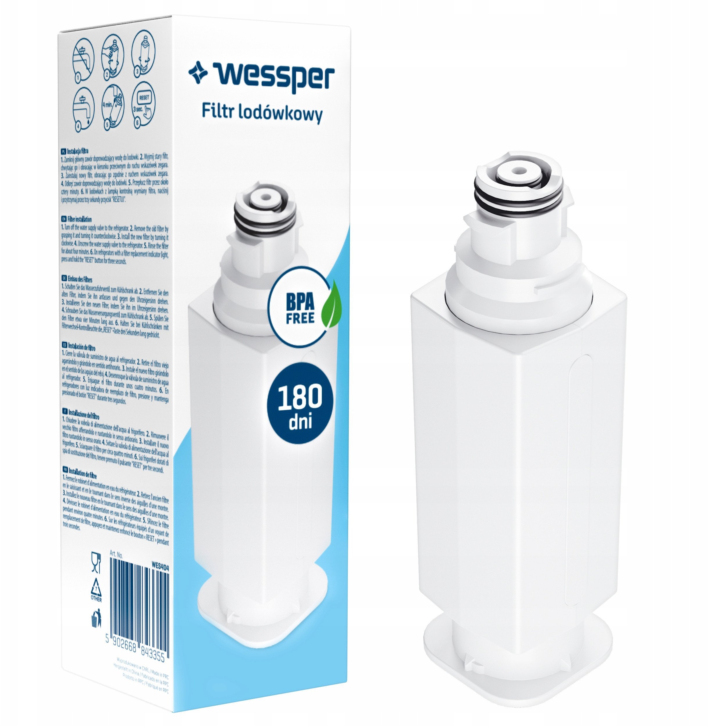 Filtr wody do lodówek Samsung (WES404)