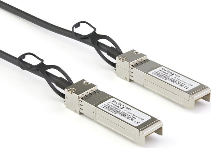 StarTech StarTech DACSFP10G2M kabel optyczny 2 m SFP+ Czarny
