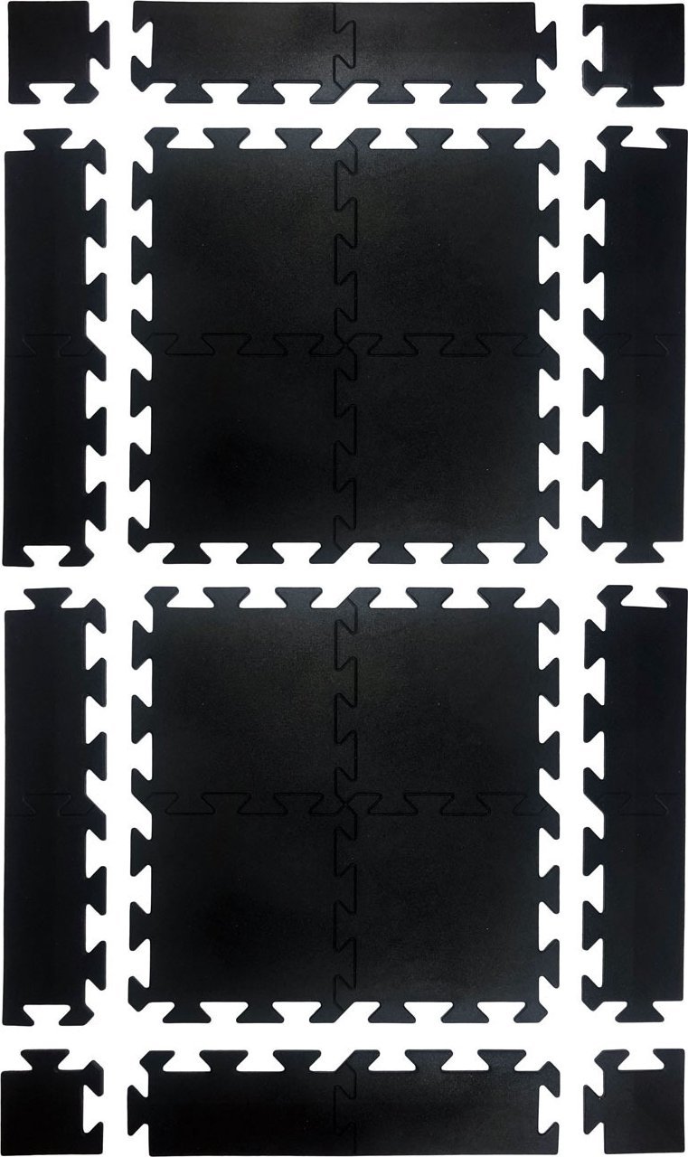 UnderFit Puzzle gumowe 25 mm 2 m2 + zakończenia