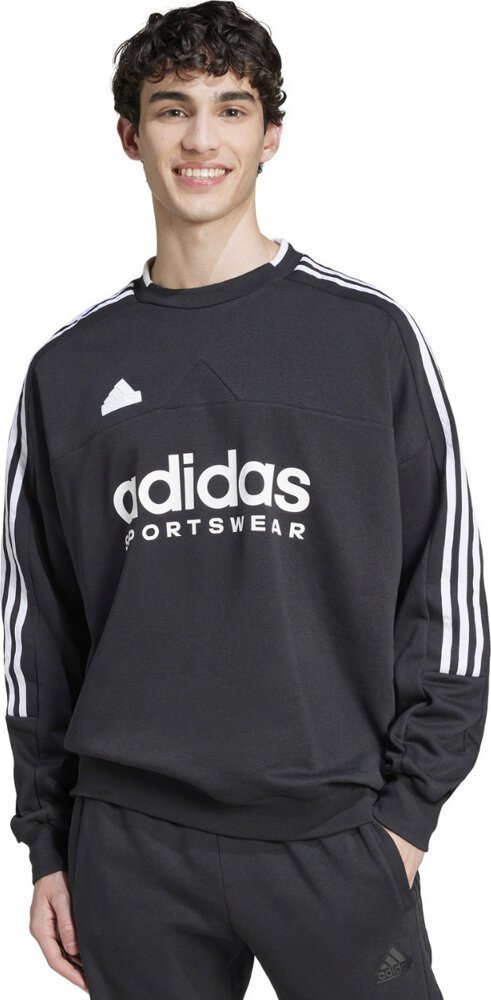 Adidas Bluza męska adidas House of Tiro Fleece czarno-biała IW0172 M