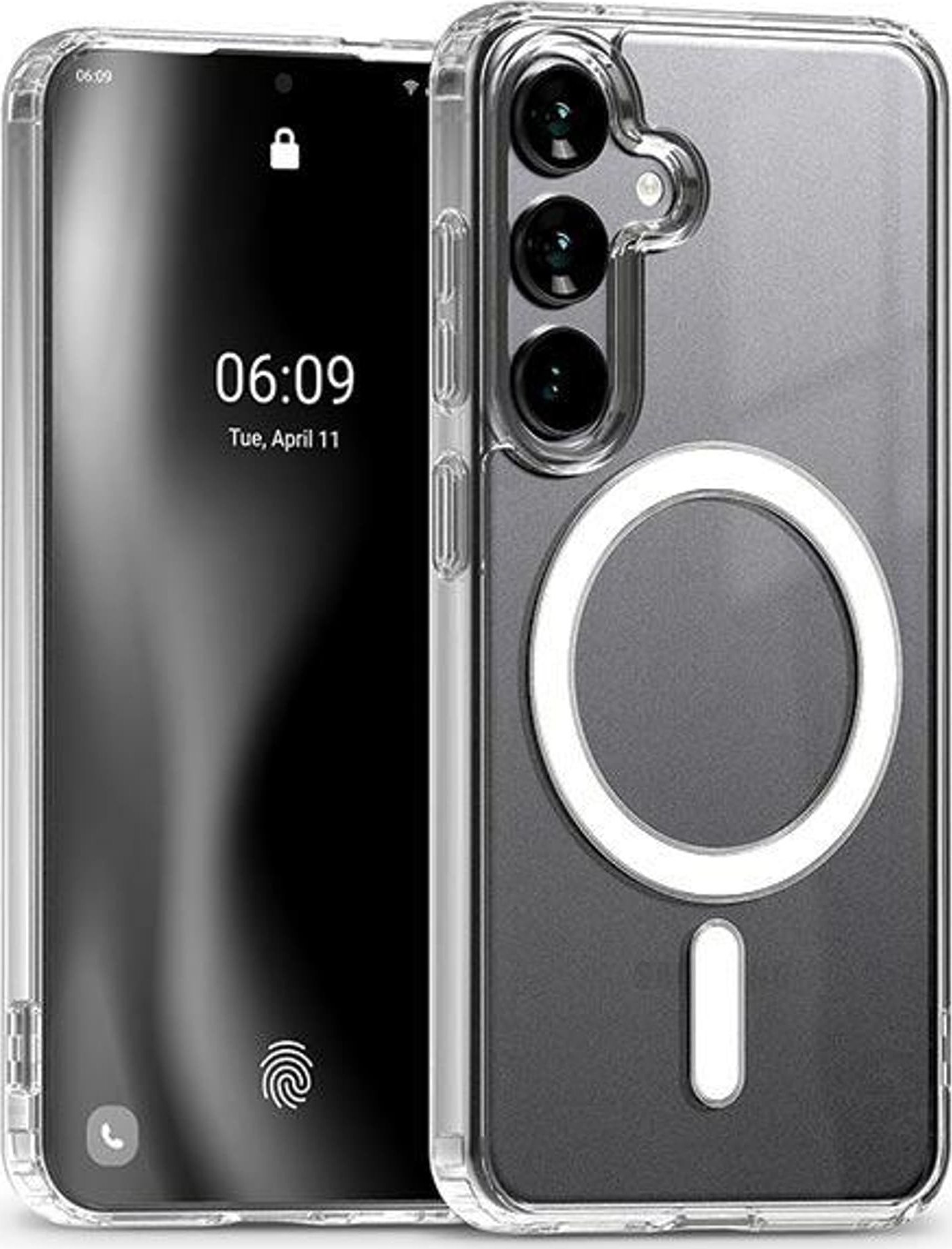 Mercury Mercury etui MagSafe Jelhard Samsung S24 S921 transparent