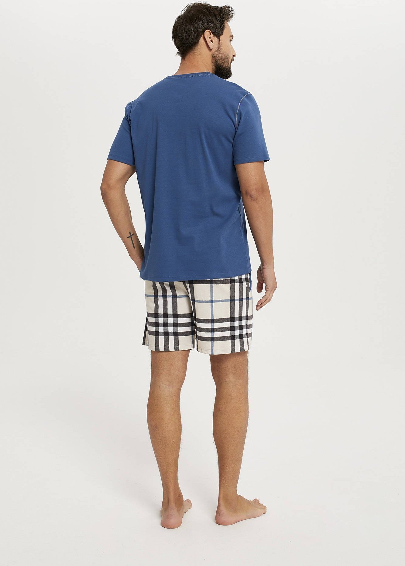 Italian fashion Piżama męs. GILBERT kr.kr. r.4-6 M