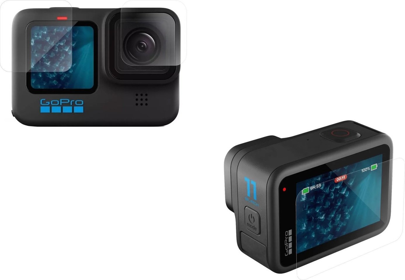 Braders Szkło hybrydowe Braders Flexible (3w1) do kamer serii GoPro 11