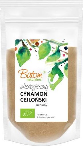 BATOM Cynamon cejloński mielony Ekologiczny BIO 40 g - Batom