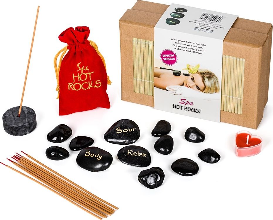 Handlosfera ZESTAW GORĄCYCH KAMIENI DO MASAŻU (EN)
