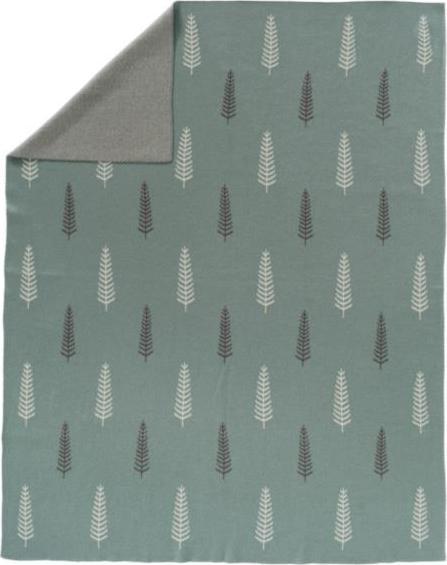 FRESKO Fresk Letni tkany kocyk z bawełny organicznej 80 x