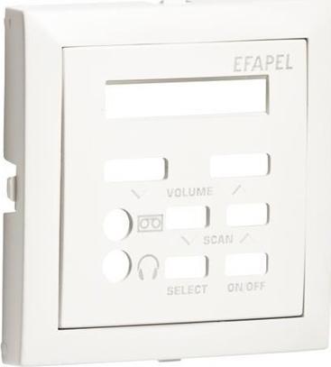 Efapel EFAPEL AQUARELLA ELEMENT CENTRALNY DO STEROWNIKA DŹWIĘKU ALUMINIUM 90709 TAL