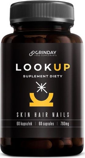 Grinday Look Up - formuła włosy skóra paznokcie 60 kapsułek Grinday