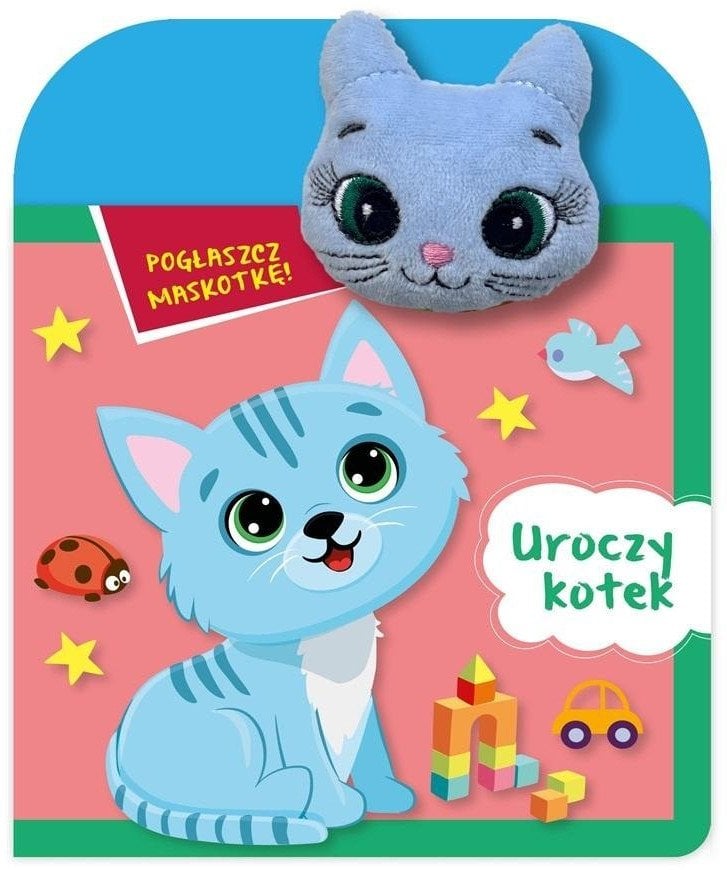 Pogłaszcz maskotkę! Uroczy kotek