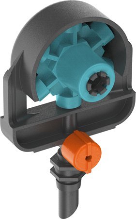 Gardena Gardena MDS 6-Pat.Spray Nozzle Czarny Montowany końcowo