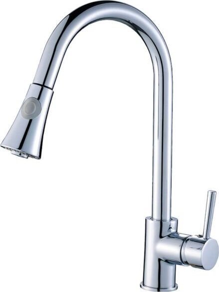 Bateria kuchenna Laveo LAVEO Daru - bateria zlewozmywakowa stojąca z wyciąganą wylewką