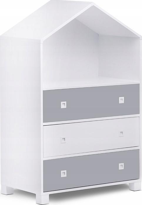 Konsimo Regał Komoda BAJKOWY DOMEK mięta kolekcja MIRUM