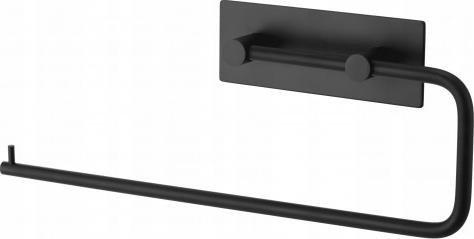 Galicja Uchwyt samoprzylepny na ręcznik papierowy TIMO czarny
