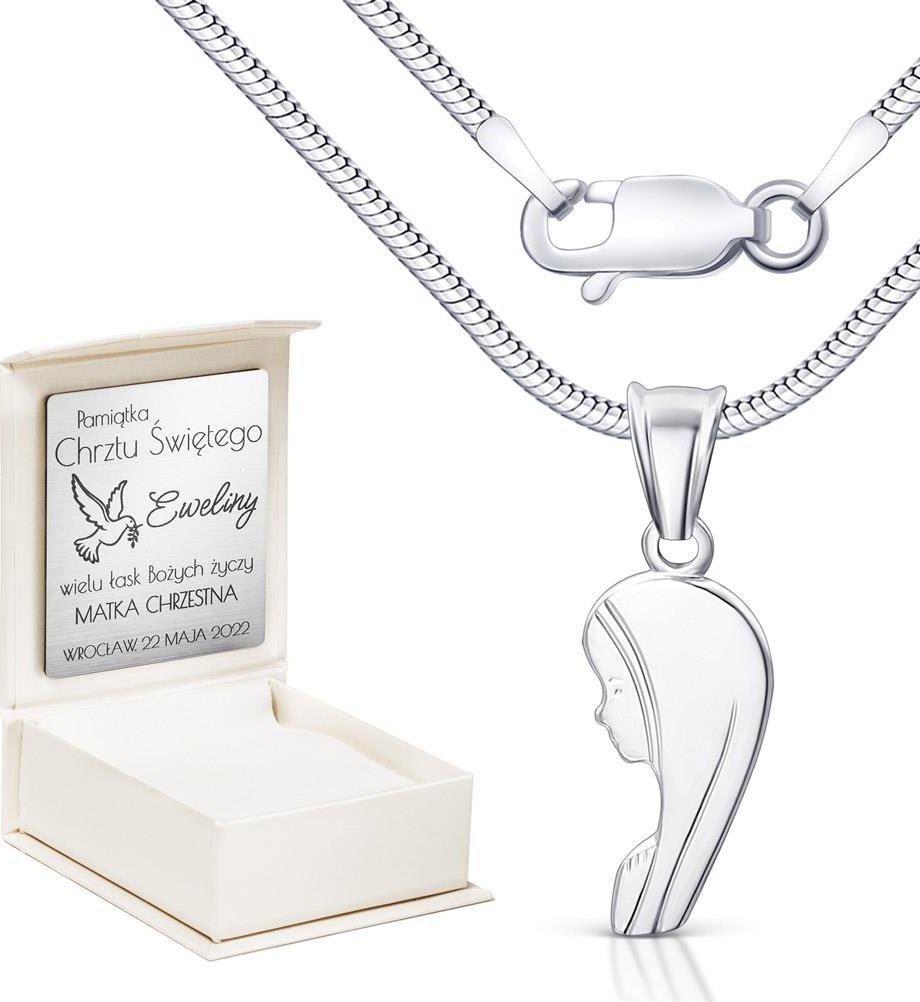 Irbis komplet srebrnej biżuterii - zawieszka i łańcuszek Uniwersalny