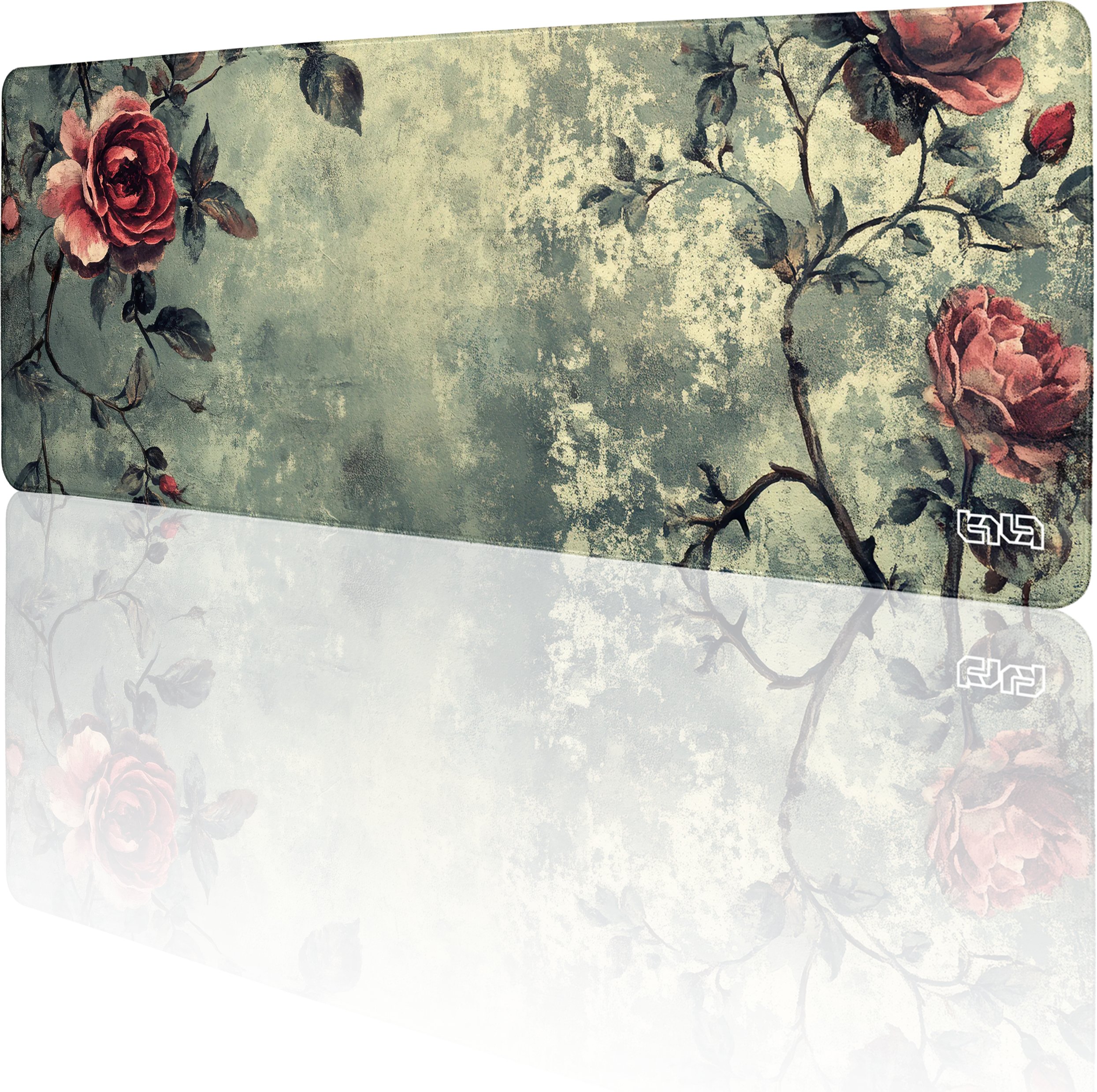 PODKŁADKA POD MYSZKĘ XXL Vintage Rose 80x30 TILT XL Duża Prezent Na biurko